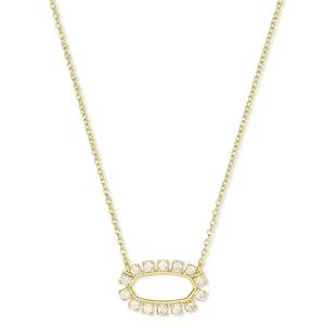Kendra Scott Elisa Open Gold Necklace